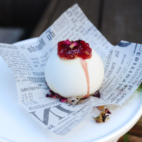 Strawberry Rose Tiramisu